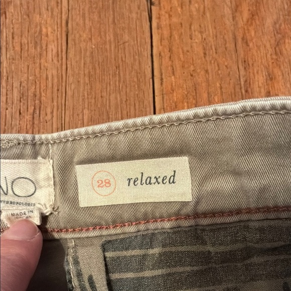 Chino Chic Khaki Straight Leg Women's Pants - Picture 3 of 14